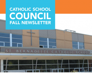 Fall SBE Catholic School Council Newsletter